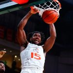 Omier acumula cuatro partidos consecutivos con más de 20 puntos norchad, omier, ncaa, baloncesto, miami,