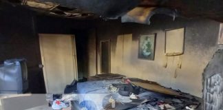 Foto: Fuerte incendio en casa del barrio Altagracia / TN8