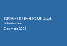 Informe de Empleo Mensual: Avances y estadísticas de diciembre 2023