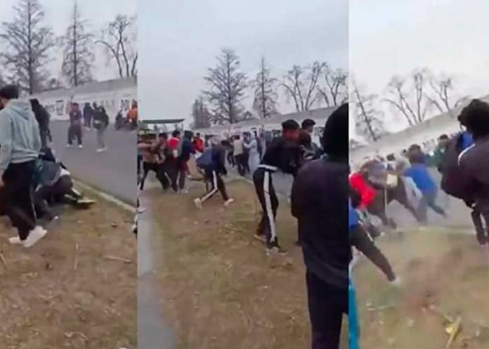 Se viraliza batalla campal en México