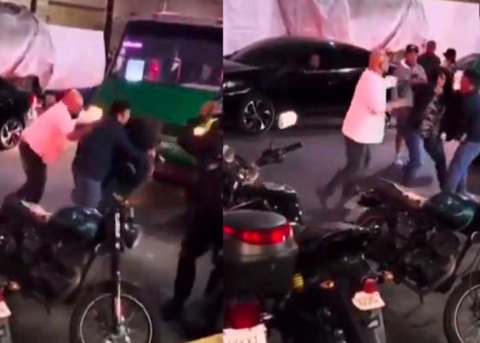 Busero golpea brutalmente a mujer en México