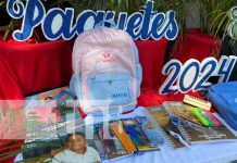 MINED en Chinandega recibe mochilas, bolsos y paquetes escolares Foto: Entrega de materiales educativos a colegios en Chinandega / TN8