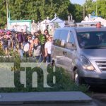 Foto: Velan al joven Dereck Gómez, en Managua / TN8