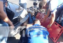 Foto: Motociclista aventajó y chocó en el barrio El Edén, Managua / TN8