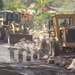 Nueva obra de 22 kilómetros de adoquinado dio inicio en Estelí Foto: Construcción de carretera entre Pueblo Nuevo y San Juan de LImay, Estelí / TN8