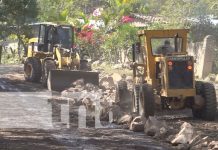 Nueva obra de 22 kilómetros de adoquinado dio inicio en Estelí Foto: Construcción de carretera entre Pueblo Nuevo y San Juan de LImay, Estelí / TN8