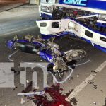 Foto: Fatal accidente de tránsito en Rivas / TN8