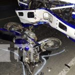 Trágico inicio de semana: Dos muertos y un herido grave tras accidente en Rivas Foto: Fatal accidente de tránsito en Rivas / TN8