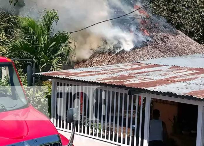 ince-45 Foto: Incendio en una vivienda de Managua / TN8