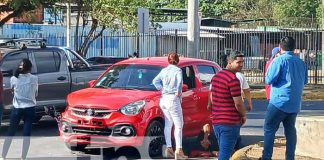Foto: Invasión de carril en Managua / TN8
