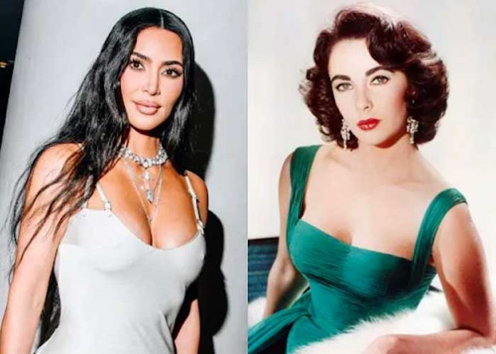 Kim Kardashian participará en serie sobre Elizabeth Taylor