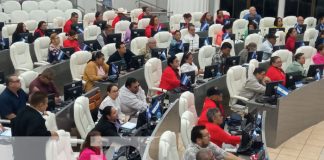 Foto: Sesión parlamentaria en la Asamblea Nacional de Nicaragua / TN8