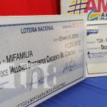 Lotería Nacional entregó su primer aporte económico del año a dos instituciones de Nicaragua Foto: Entrega de utilidades de la Lotería Nacional / TN8