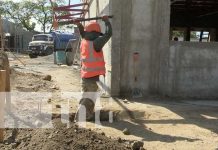 Colegio Luxemburgo, en Managua, ha avanzado un 45% en su construcción Foto: Construcción del Colegio Luxemburgo / TN8