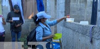 Foto: Abatización en barrios de Managua / TN8