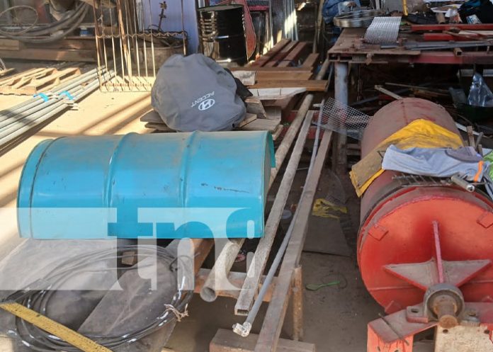 Foto: Accidente en taller de metalúrgica en Managua / TN8