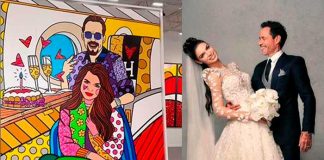 Marc Anthony y Nadia Ferreira listos para celebrar su aniversario