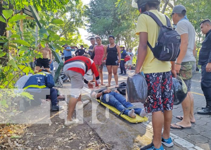 Foto: Accidente de tránsito en Altagracia, Isla de Ometepe / TN8