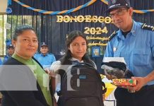 Más de 100 paquetes escolares para hijos e hijas de policías en Nueva Segovia Foto: Material escolar para hijos de policías en Nueva Segovia / TN8