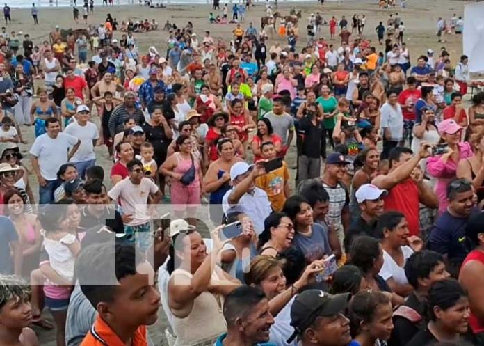 Foto: Ambiente de playa en Carazo / TN8