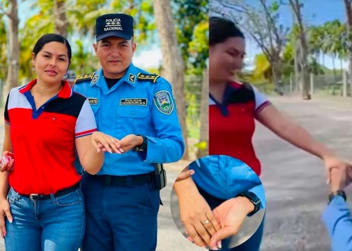 Le pide matrimonio a su novia en pleno operativo en Honduras