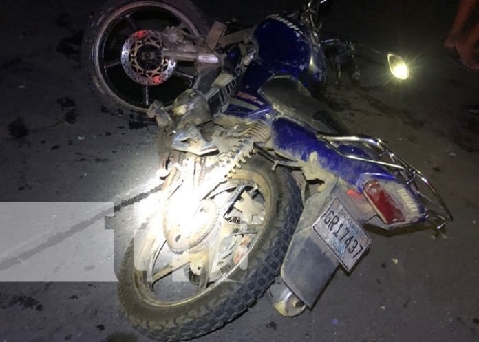 Foto: Brutal accidente con motos en Rivas / TN8
