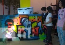 Foto: Conmemoración artística a Leonel Rugama / TN8