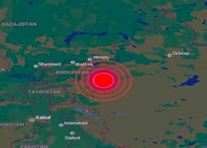 sismo Fuerte sismo de magnitud 5,7 sacudió el noroeste de China
