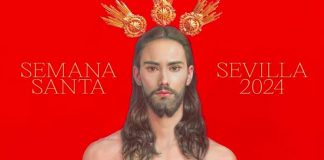Cartel con Jesús "sexualizado" causa polémica en Sevilla