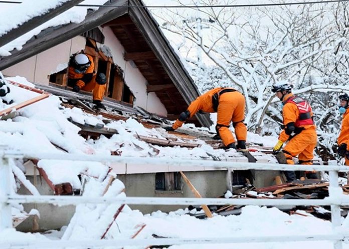 Foto: Nevadas paralizantes en Japón /cortesía