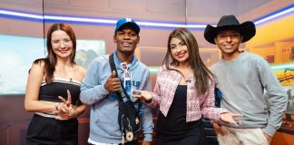 Foto: El influencer colombiano JH, famoso por su frase '¡Qué bendición!', visitó TN8