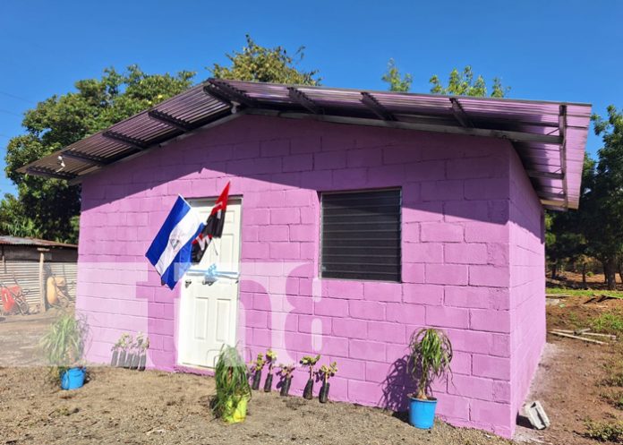 Entregan vivienda digna a familia humilde en Rivas