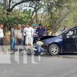 Aparatoso accidente en la carretera Juigalpa-Managua deja dos heridos Aparatoso accidente en la carretera Juigalpa-Managua deja dos heridos