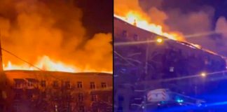 Foto: Devastador incendio en Rusia /cortesía