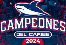 Foto: Los Tiburones de La Guaira de Venezuela vencieron a los Tigres del Licey/Cortesía