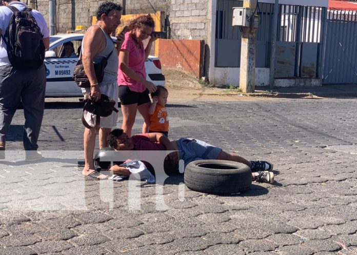 Foto: El supuesto irrespeto a una señal de alto provoca accidente de tránsito en Managua/TN8