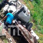 Camión cargado de pollos cae a un barranco y deja un lesionado en Jinotega Camión cargado de pollos cae a un barranco y deja un lesionado en Jinotega