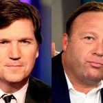 Foto: Alex Jones y Tucker Carlson /cortesía