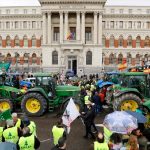 Agricultores en España se pronuncian frente al Ministerio Agrícola Foto: Manifestaciones en España /cortesía