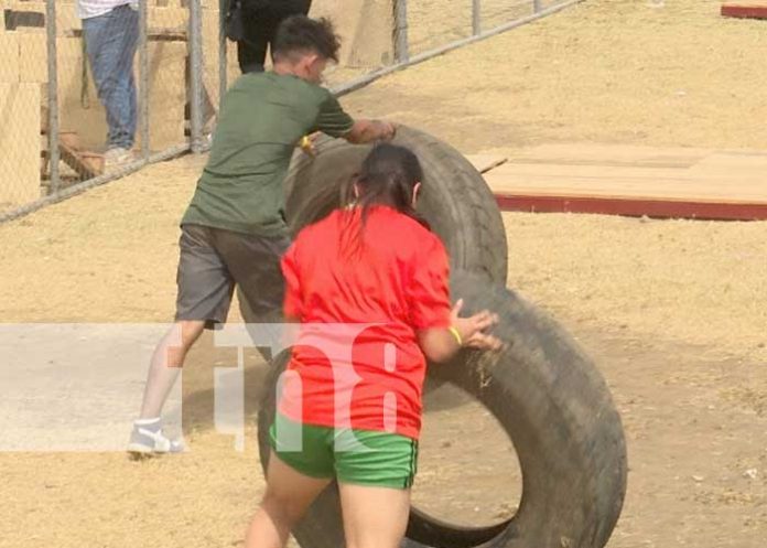 Foto: ¡Celebración deportiva en honor a Sandino! JS19J realiza circuito de juegos extremos/TN8