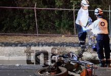 Motociclista pierde la vida tras impactar con una base de concreto en Managua Foto: Motociclista pierde la vida tras impactar con una base de concreto en Managua/TN8