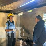 Familia lo pierde todo tras incendio en una comunidad fronteriza de Somoto Foto: Familia lo pierde todo tras incendio en una comunidad fronteriza de Somoto / TN8