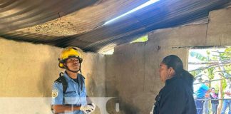 Foto: Familia lo pierde todo tras incendio en una comunidad fronteriza de Somoto / TN8