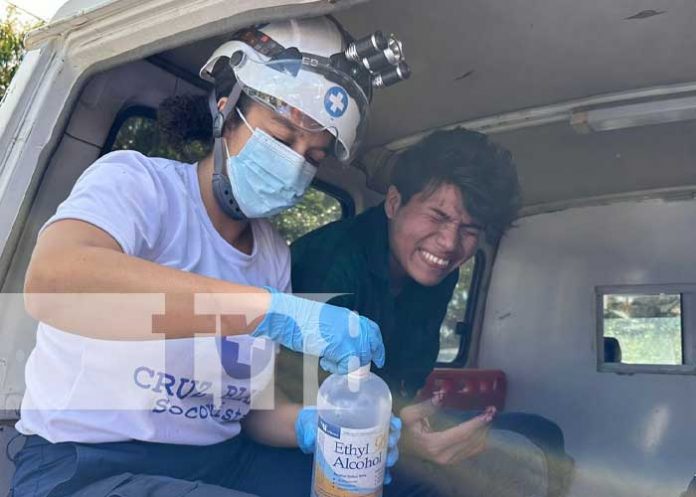 Foto: Una menor de edad lesionada tras accidente de tránsito en Chusli, Jalapa / TN8