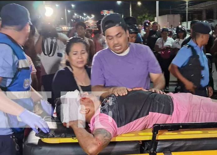 Foto: Tres lesionados tras producirse un accidente el sector de la cooperativa Parrales / TN8