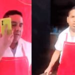Taquero amenaza con un cuchillo a una clienta de su puesto (Video) Taquero amenaza con un cuchillo a una clienta de su puesto (Video)
