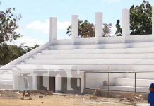 Foto: Nandaime avanza: Modernización del Estadio Bayardo Morales Tamariz en marcha/TN8