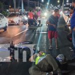 Cruzar la vía de forma imprudente la cuesta fracturas a peatón en la Colonia Nicarao Foto: Cruzar la vía de forma imprudente la cuesta fracturas a peatón en la Colonia Nicarao / TN8
