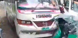 Foto: Impactante choque de bus en Bangladesh /cortesía