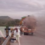 Por poco queda calcinado un bus de transporte colectivo en el Caribe Norte Por poco queda calcinado un bus de transporte colectivo en el Caribe Norte